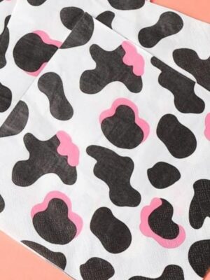 Cow Print Party Napkins 24 Piece