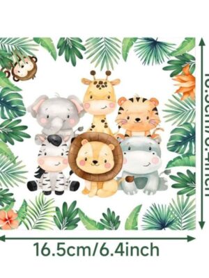 Cute Safari Cartoon Animals