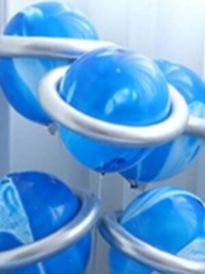 DIY Planet Latex Balloons