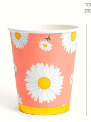 Daisy Party Paper Cups