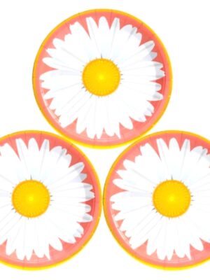 Daisy Party Paper Plates 10 Piece