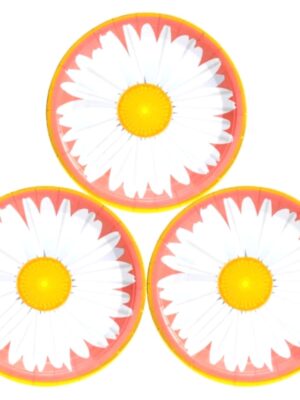 Daisy Party Paper Plates 10 Piece