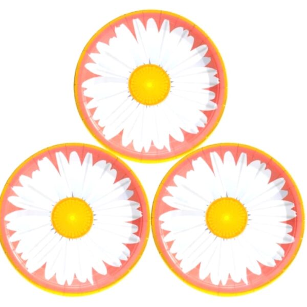 Daisy Party Paper Plates 10 Piece