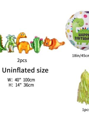 Dinosuar Balloon Set 4 Piece