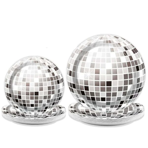Disco Ball Party Paper Plates