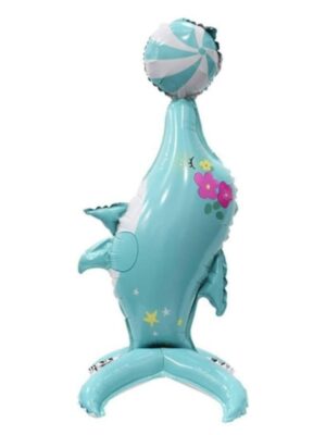 Dolphin Standing Foil Balloon