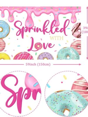 Donut Backdrop Sprinkled With Love