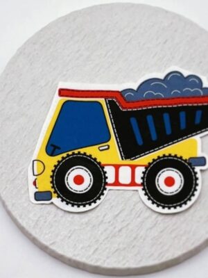 Dump Truck Shaped Party Paper Serviettes 20 Piece