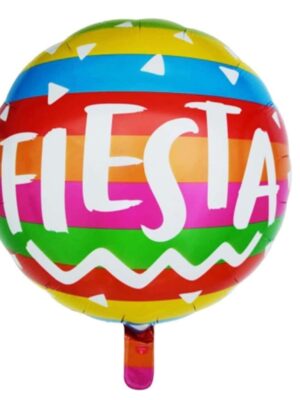 Fiesta Round Foil Balloon