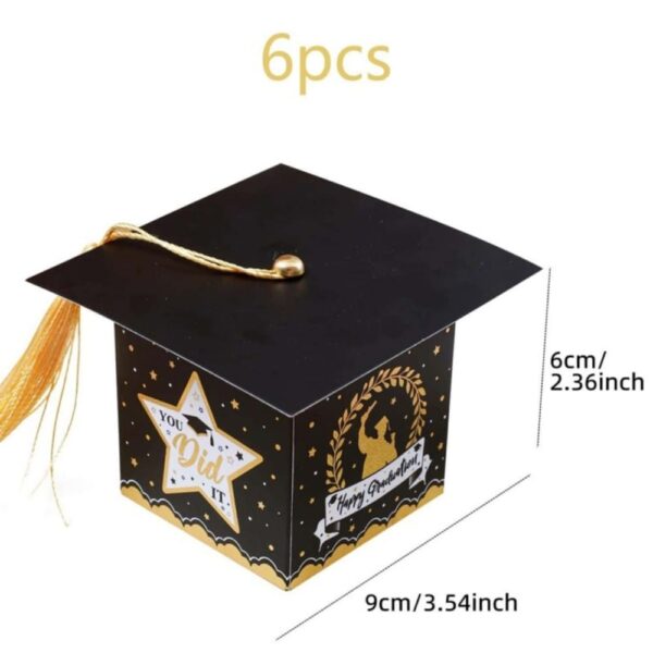 Graduation Themed Favor Boxes