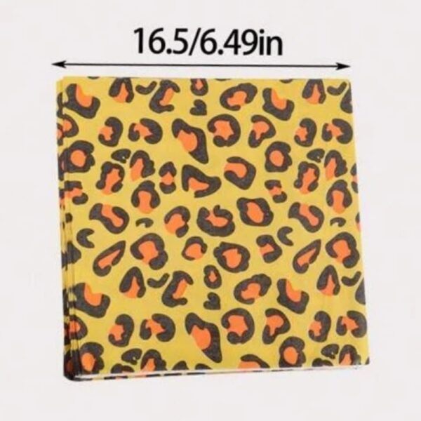 Leopard Skin Print Party Paper Serviettes