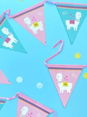 Llama Birthday Bunting
