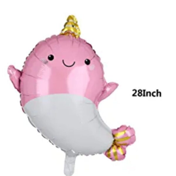 Narwhal Super Shape Foil Balloon