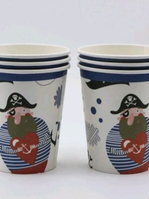 Pirate Themed Party Paper Cups