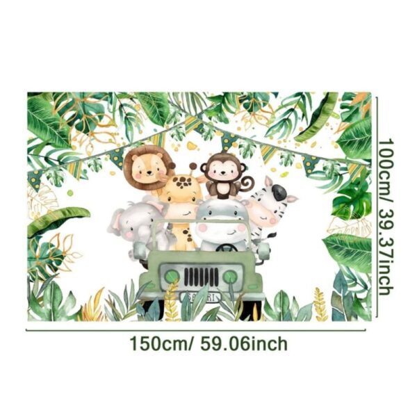 Safari Party Backdrop