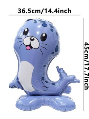 Seal Shaped Standing Foil Balloon