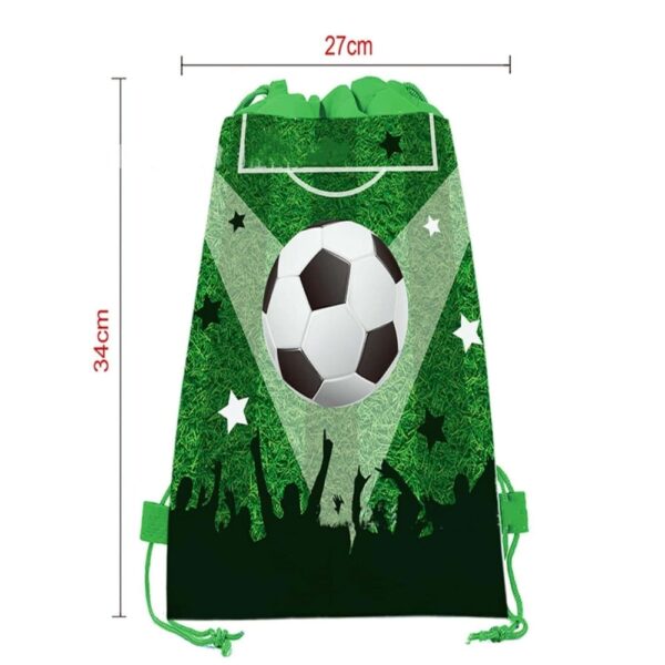 Soccer Party Drawstring Bags 4 Piece