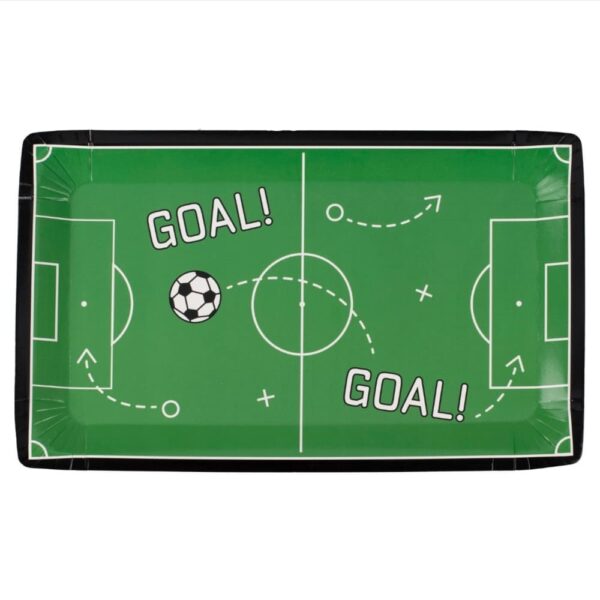 Soccer Pitch Party Plates 8 Piece