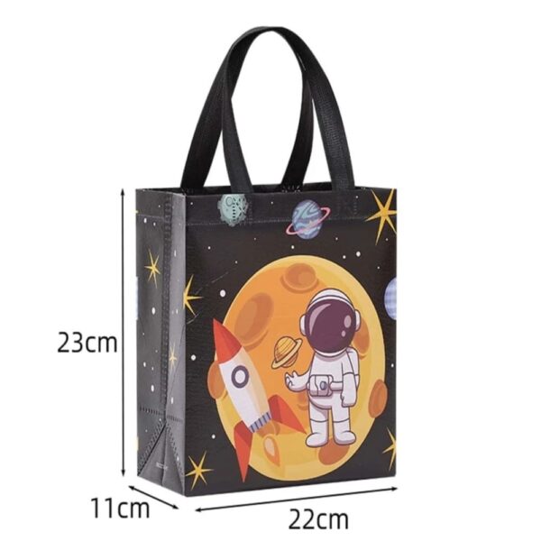 Space Favor Bag with Handle 4 Piece