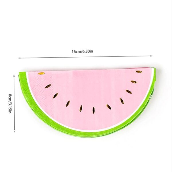 Watermelon Paper Napkins 16 Piece
