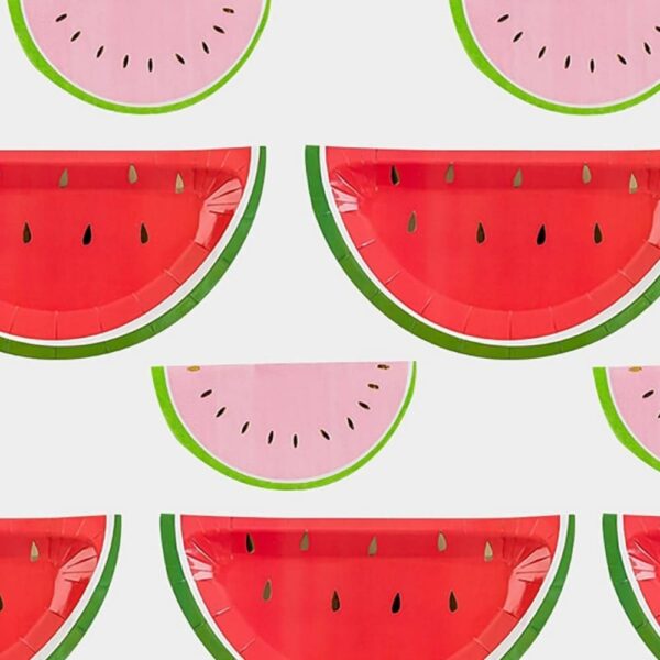 Watermelon Paper Plates and Napkins