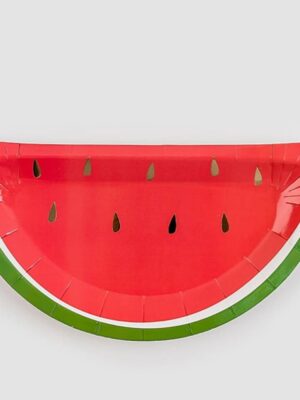 Watermelon Sliced Party Paper Plates 8 Piece
