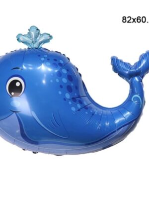 Whale Shaped Foil Balloon