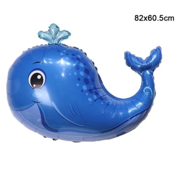 Whale Shaped Foil Balloon