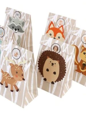 Woodland Themed Favor Bags