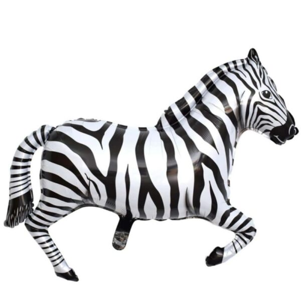 Zebra Shaped Foil Balloon