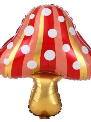 magical mushroom shaped foil balloon