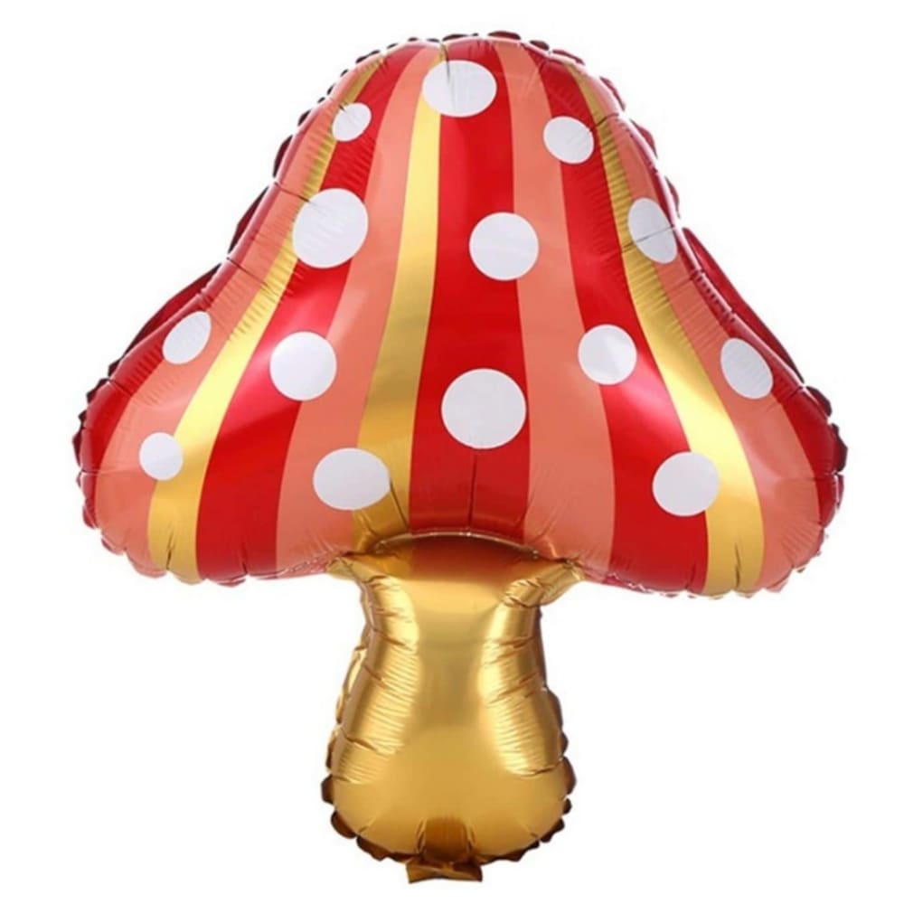Mushroom Shaped Foil Balloon 1 magical mushroom shaped foil balloon