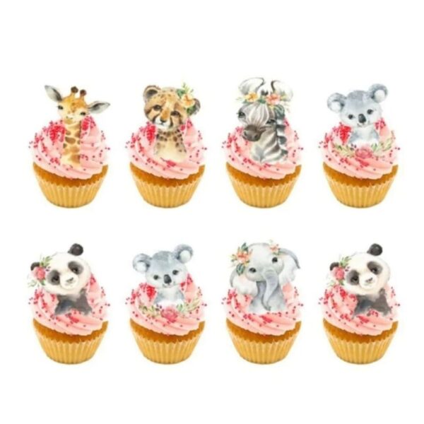 24 Piece Two Wild Cupcake Toppers