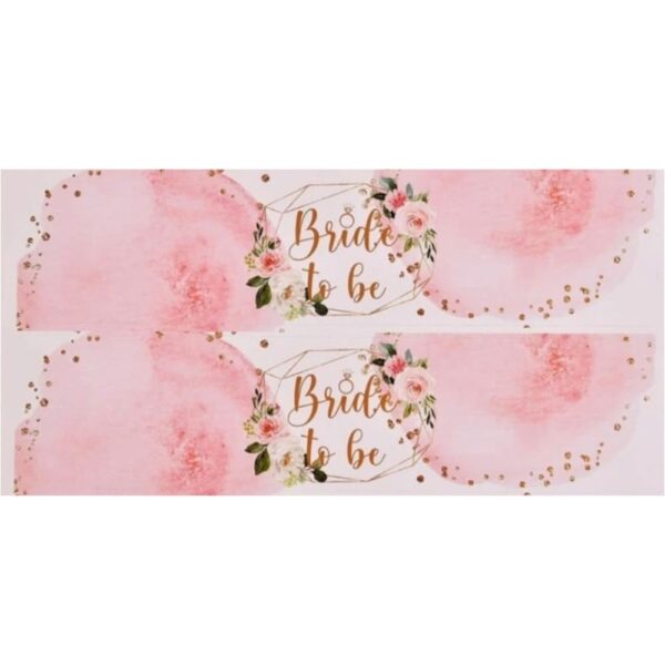 Bride To Be Water Bottle Labels 10 Piece