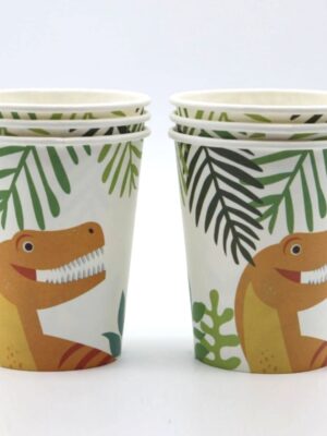 Dinosaur Paper Cups 8 Piece
