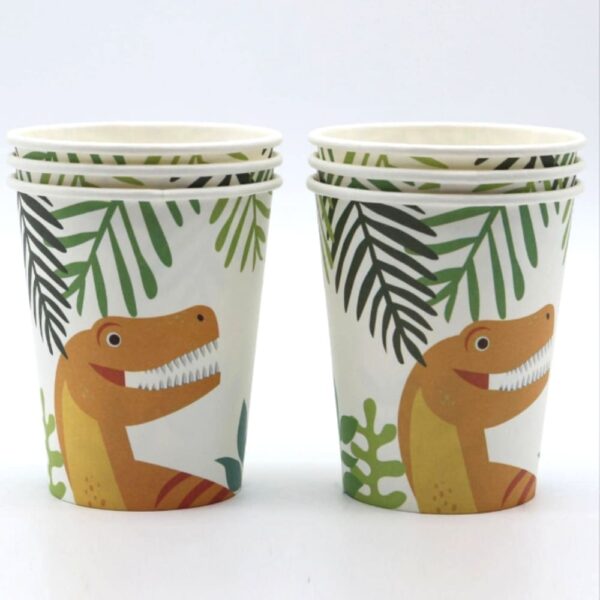 Dinosaur Paper Cups 8 Piece