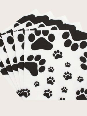 Dog Paw Print Paper Napkins 20 Piece