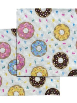 Donut Paper Napkins 20 Piece