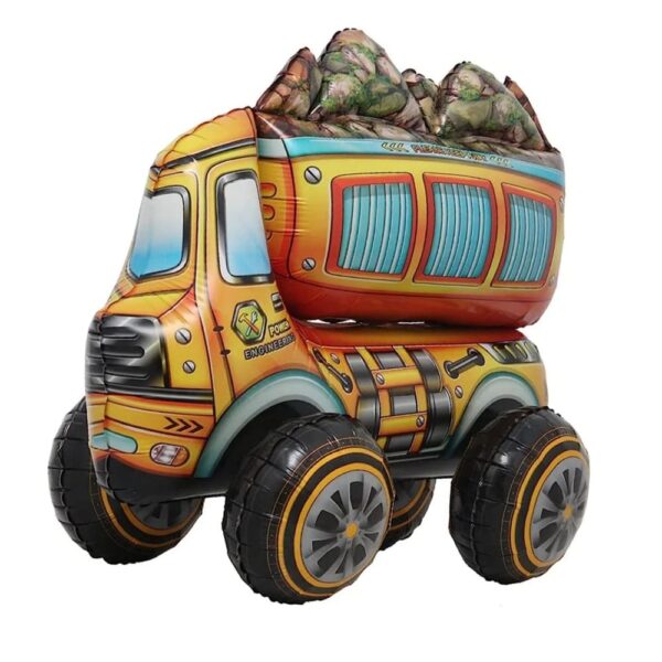 Dump Truck Shaped Foil Balloon Standing Foil Balloon