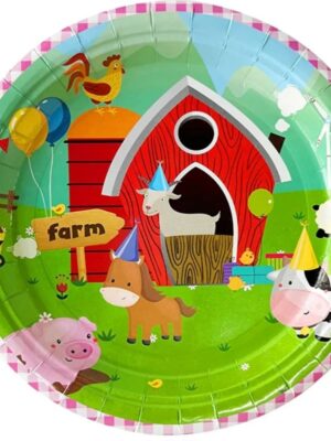 Farm Animals Paper Plates