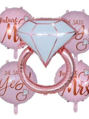 Future Mrs Bride To Be Foil Balloon Set