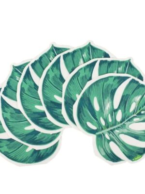 Monstera Leaf Shaped Napkins 20 Piece