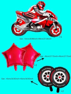 Motorbike Balloon Bouquet