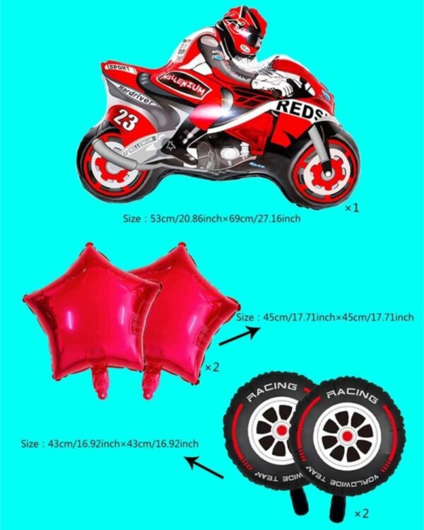Motorbike Balloon Bouquet