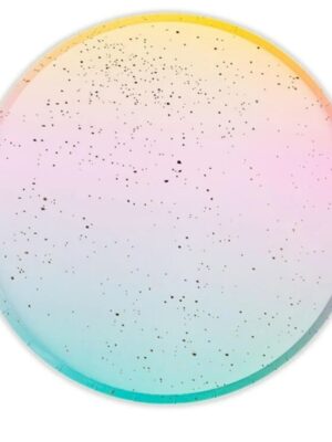 Pastel Ombre Plates Large 8 Piece