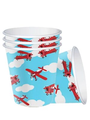 Plane Party Cups 8 Piece