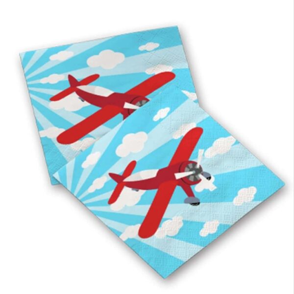 Plane Party Napkins 16 Piece
