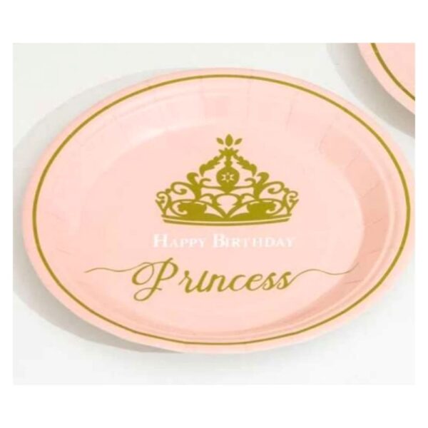 Princess Party Paper Plates 10 Piece