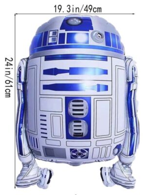 R2 D2 Shaped Foil Balloon