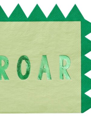 Roar Some Dino Party Napkins 16 Piece